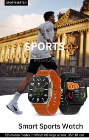 New Smart Watch 9 Ultra Gen 2 Watch Ultra IWO Watch Ultra NFC Smartwatch Series 9 Bluetooth Call 2.2 Inch Wireless Fitness Watch