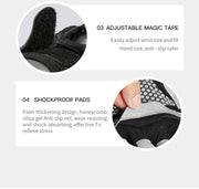 Half Finger Gloves Gym Fitness Anti-Slip Women Men Gel Pad Gloves Gym Cycling Fingerless Gloves Bicycle Accessories