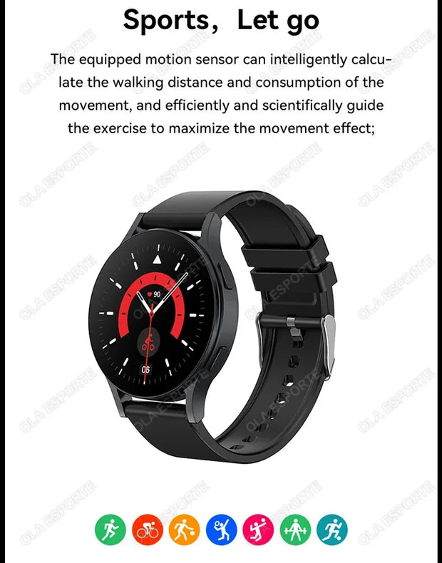 New GPS Sport Smart Watch 6 Men Woman Heart Rate Custom Dial HD Bluetooth Call Health Monitoring For Watch 6 Pro Smartwatch 2024