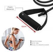 Hot 3 Levels Resistance Yoga Pull Rope Bands Handles Elastic Sports Bodybuild Home Gym Workouts Muscle Training Rubber Tube Band