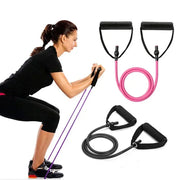 Hot 3 Levels Resistance Yoga Pull Rope Bands Handles Elastic Sports Bodybuild Home Gym Workouts Muscle Training Rubber Tube Band